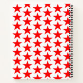 Carnet Motif étoile rouge (Dos)