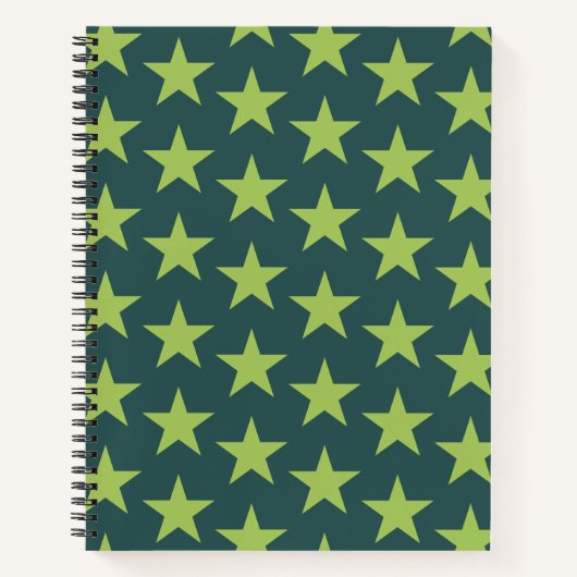 Carnet Motif Étoiles 17 (Devant)