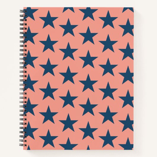 Carnet Motif Étoiles 4 (Devant)