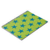 Carnet Motif Étoiles Dorées 20 (Côté gauche)
