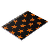 Carnet Motif Étoiles Dorées 5 (Côté gauche)