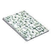 Carnet Motif Eucalyptus aquarelle (Côté Droit)