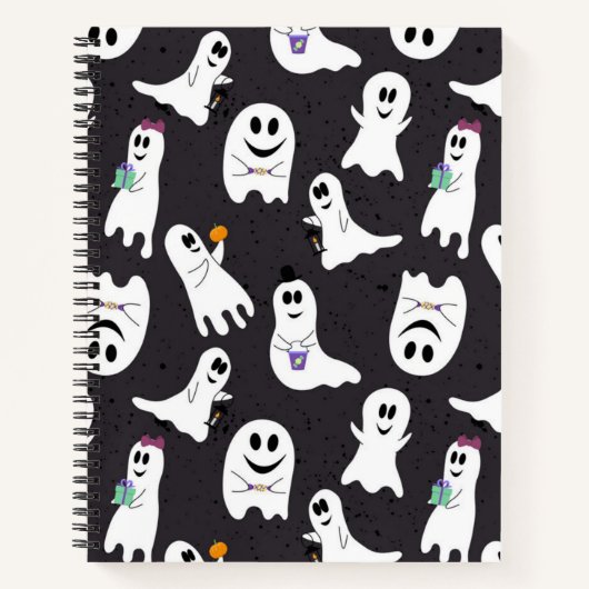 Carnet Motif fantôme (Devant)