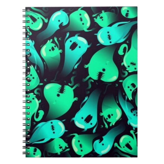 Carnet Motif fantôme (Devant)