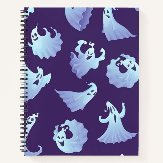 Carnet Motif fantôme (Devant)