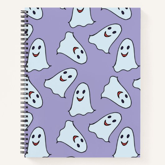 Carnet Motif fantôme (Devant)