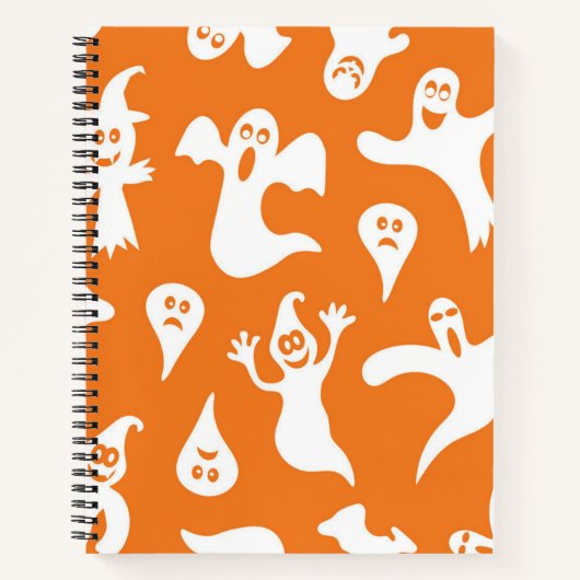 Carnet Motif fantôme (Devant)