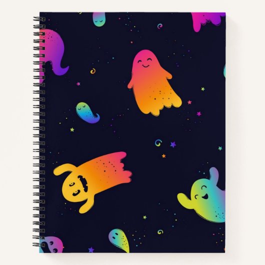 Carnet Motif fantôme (Devant)
