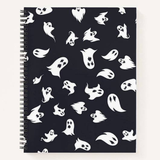 Carnet Motif fantôme (Devant)