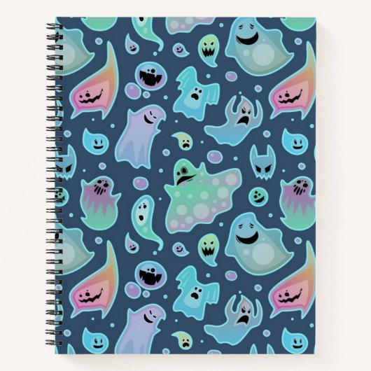 Carnet Motif fantôme (Devant)