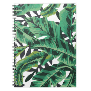 Carnet Motif fascinant tropical de feuille de banane