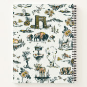 Carnet Motif faunique du parc national Yellowstone (Dos)