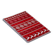 Carnet Motif Festif Noël Snowflake (Côté Droit)
