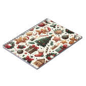 Carnet Motif Festive Cheer Christmas (Côté gauche)