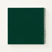 Carnet motif feuille (Dos)