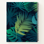 Carnet motif feuille (Dos)