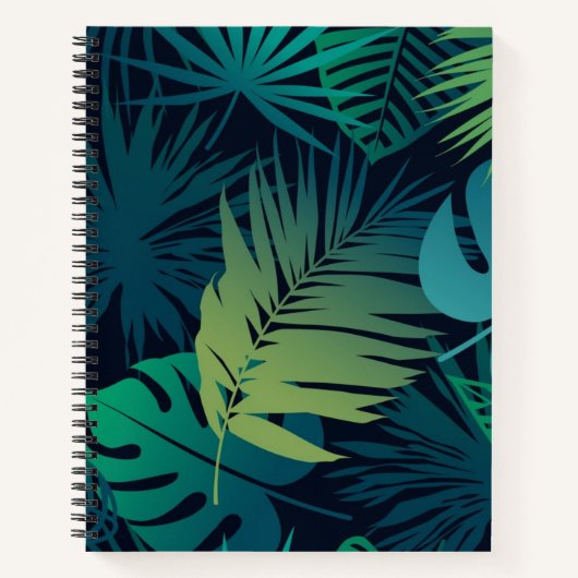 Carnet motif feuille (Devant)
