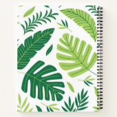 Carnet motif feuille (Dos)
