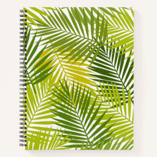 Carnet motif feuille