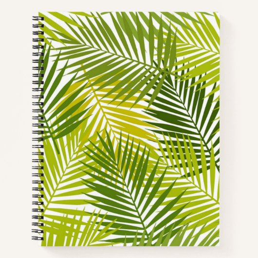 Carnet motif feuille (Devant)