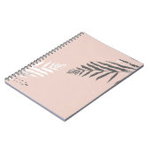 Carnet motif feuille (Côté gauche)