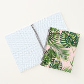 Carnet motif feuille (Intérieur)