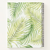 Carnet motif feuille (Dos)