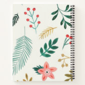 Carnet motif feuille (Dos)