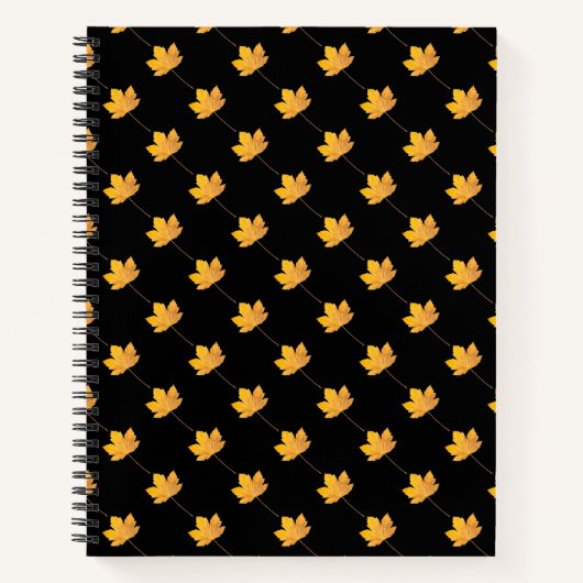 Carnet Motif feuille (Devant)