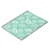 Carnet Motif feuille 14 (Côté gauche)