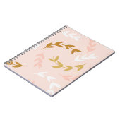 CARNET MOTIF FEUILLE 4 (Côté gauche)