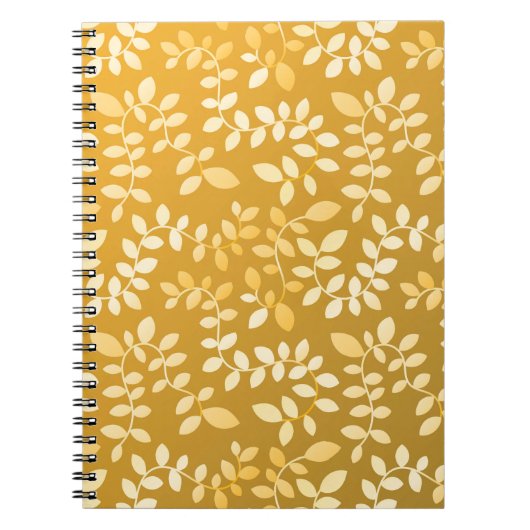CARNET MOTIF FEUILLE 6 (Devant)
