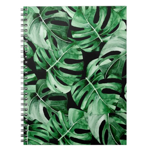 Carnet Motif feuille Monstera (Devant)