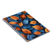 Carnet Motif feuille multicolore (Côté Droit)