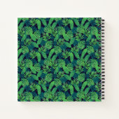 Carnet Motif Feuille tropical (Dos)