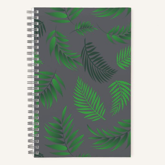 Carnet Motif Feuille tropical 13 (Recto)