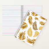 Carnet Motif Feuille tropical 22 (À l'intérieur)
