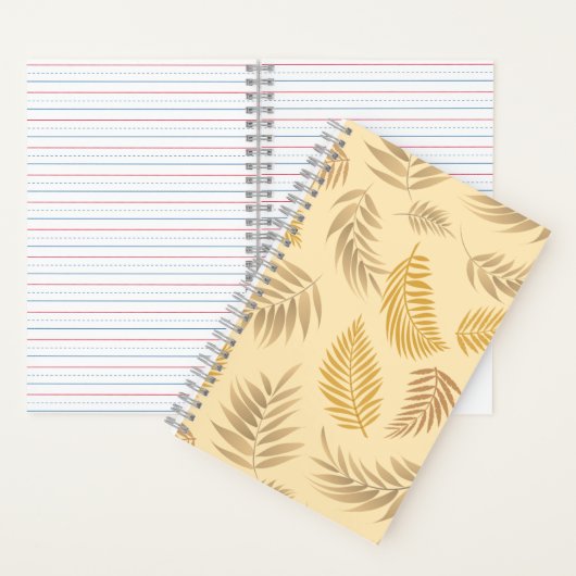 Carnet Motif Feuille tropical 6 (À l'intérieur)