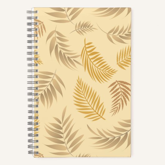 Carnet Motif Feuille tropical 6 (Recto)