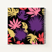 Carnet Motif feuille tropical sans couture (Dos)