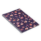 Carnet Motif Flamant rose Paradise (Côté Droit)