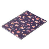 Carnet Motif Flamant rose Paradise (Côté gauche)