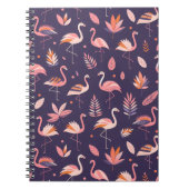 Carnet Motif Flamant rose Paradise (Devant)