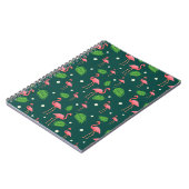 Carnet Motif Flamant Tropical (Côté gauche)