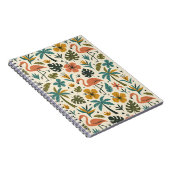 Carnet Motif Flamant Tropical et Palmier (Côté Droit)
