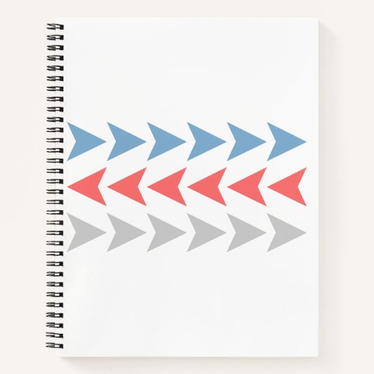 Carnet Motif Flèche (Devant)