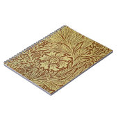 Carnet Motif Fleur Antique Marigold de William Morris (Côté gauche)