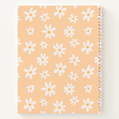 Carnet Motif Fleur Cute Daisy (Dos)
