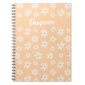 Carnet Motif Fleur Cute Daisy (Devant)