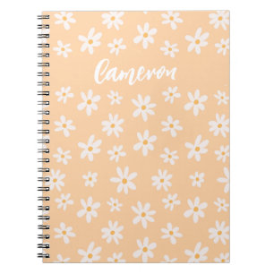 Carnet Motif Fleur Cute Daisy